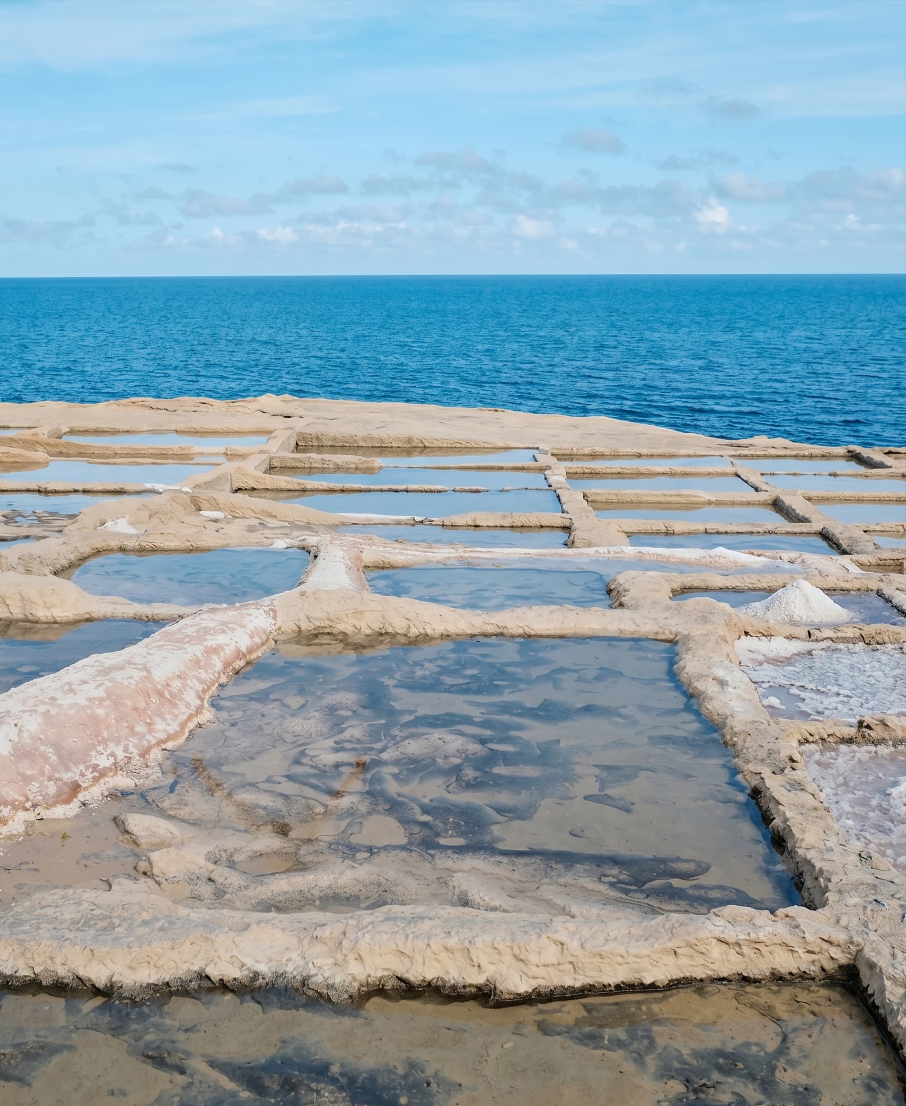 Salt pan harvest stage 1